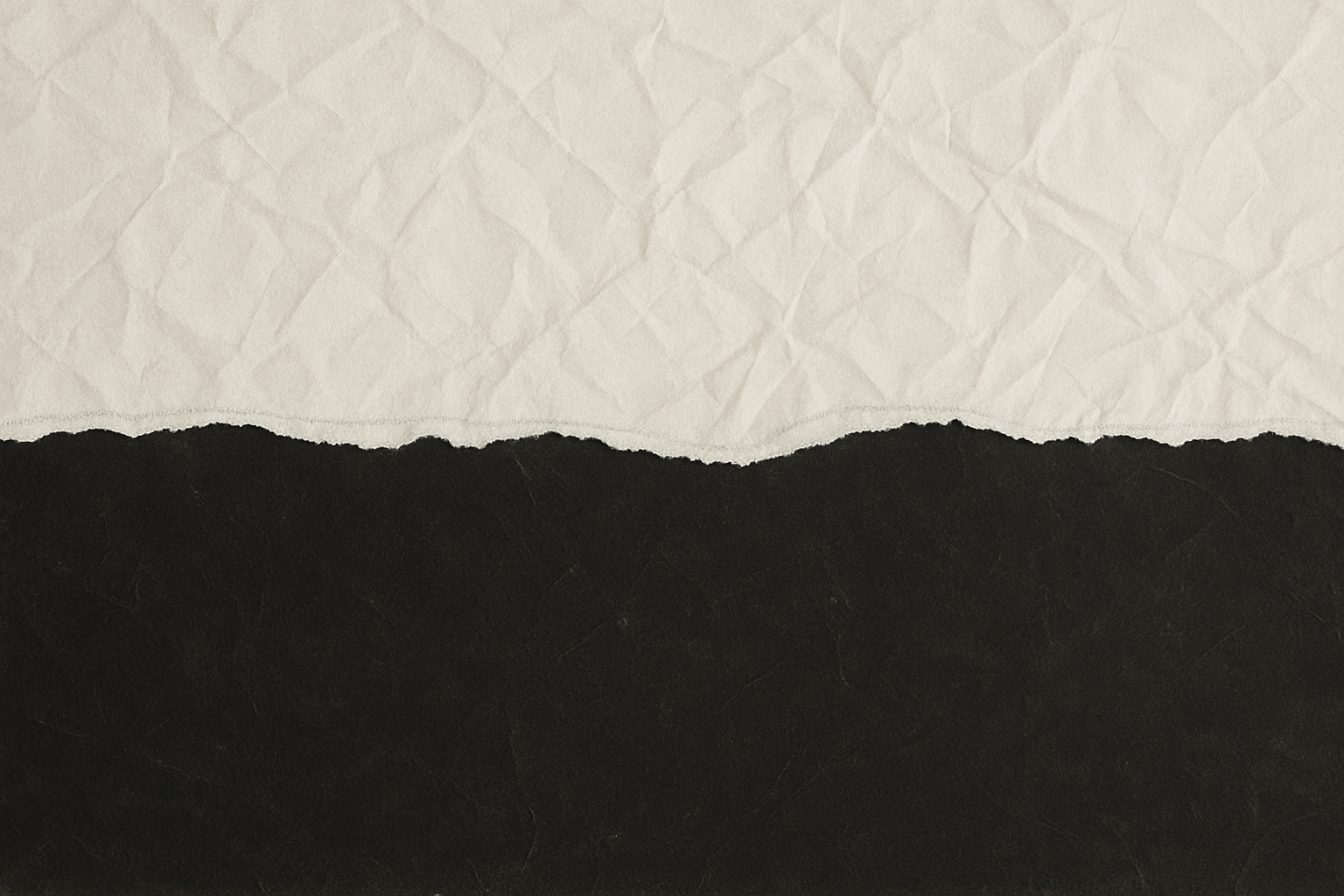 Two-tone textured paper with black and beige sections