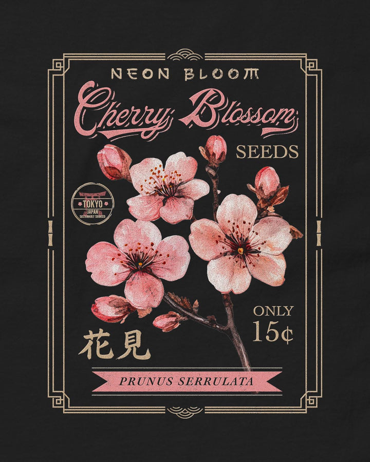 Cherry Blossom Seeds Adult Tee
