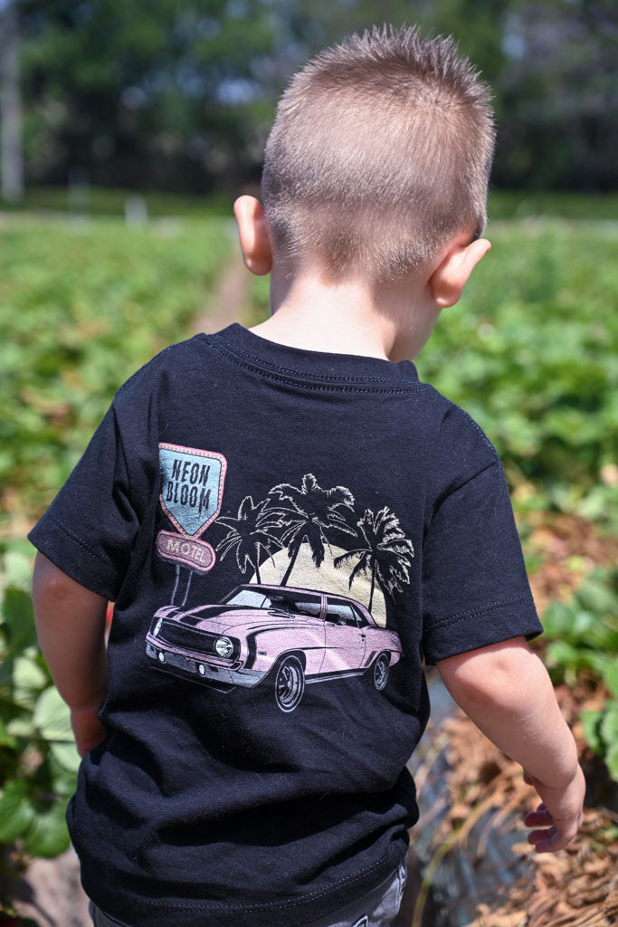 Neon Bloom Motel Toddler Tee