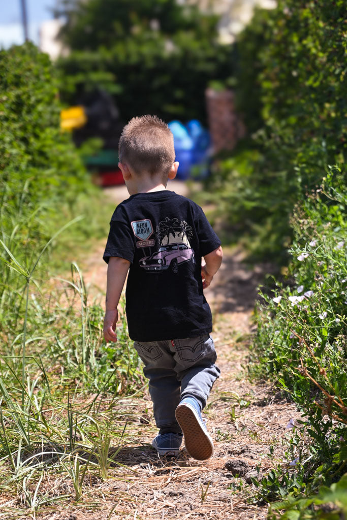 Neon Bloom Motel Toddler Tee