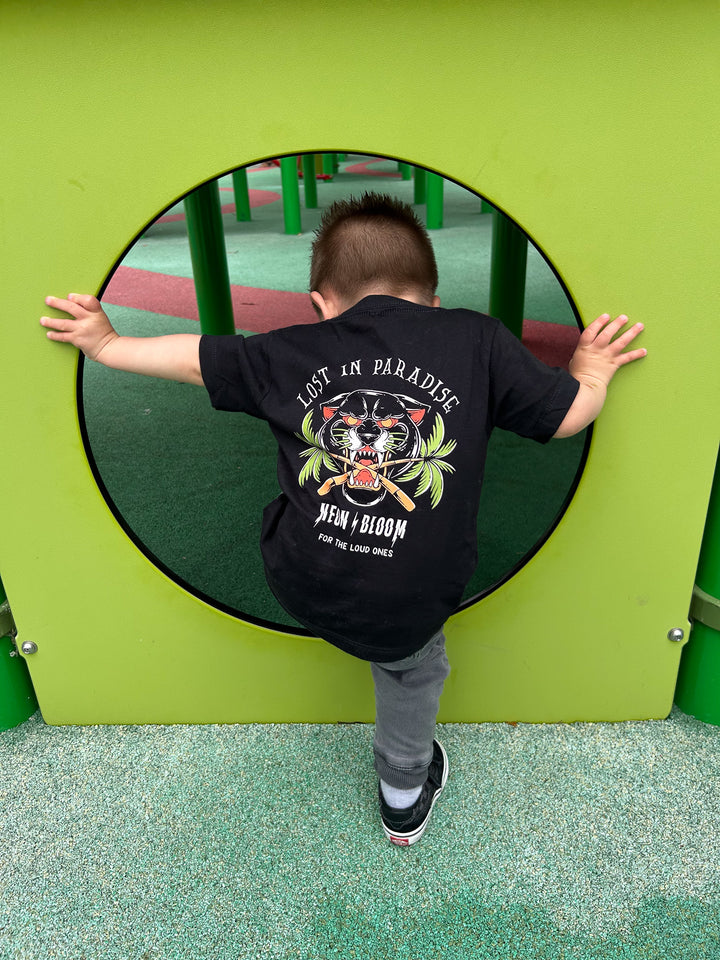 Lost in Paradise Toddler Tee (Left Chest/Back Print)⚡️
