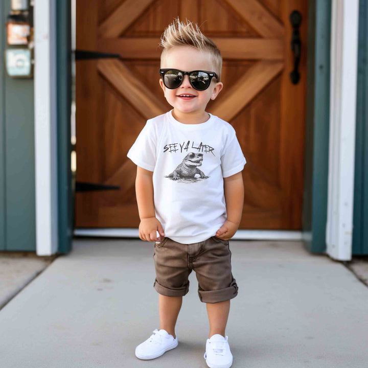 Later Alligator Toddler Short Sleeve Tee
