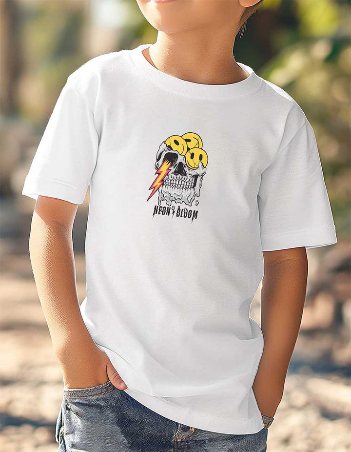 Lightning Skull Kids Tee