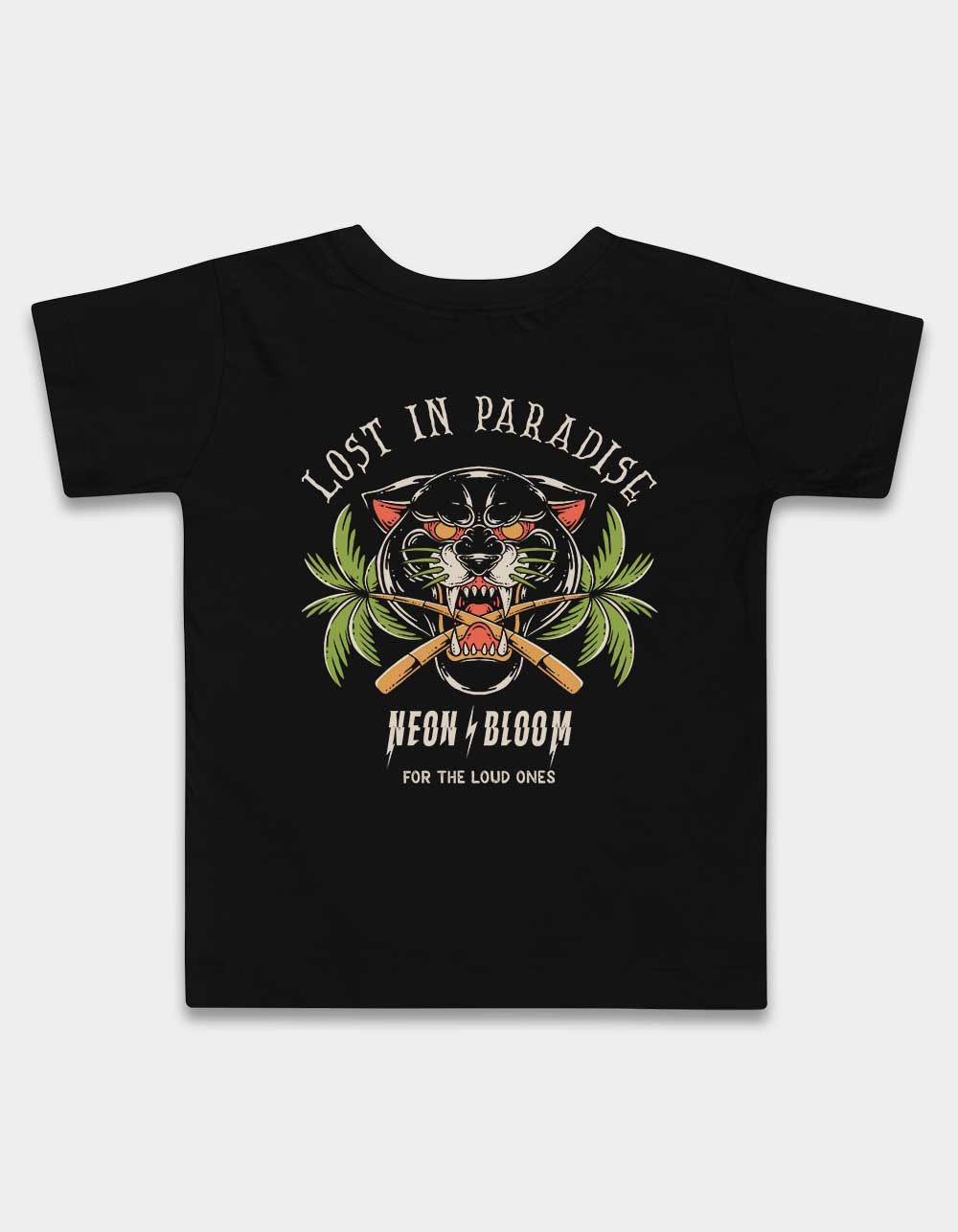 Lost in Paradise Toddler Tee (Left Chest/Back Print)