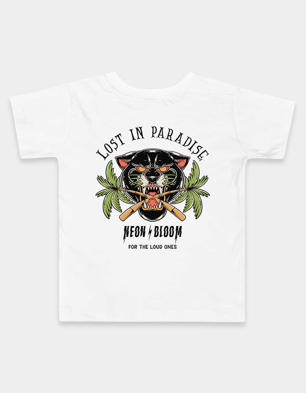 Lost in Paradise Toddler Tee (Left Chest/Back Print)