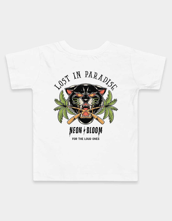 Lost in Paradise Toddler Tee (Left Chest/Back Print)