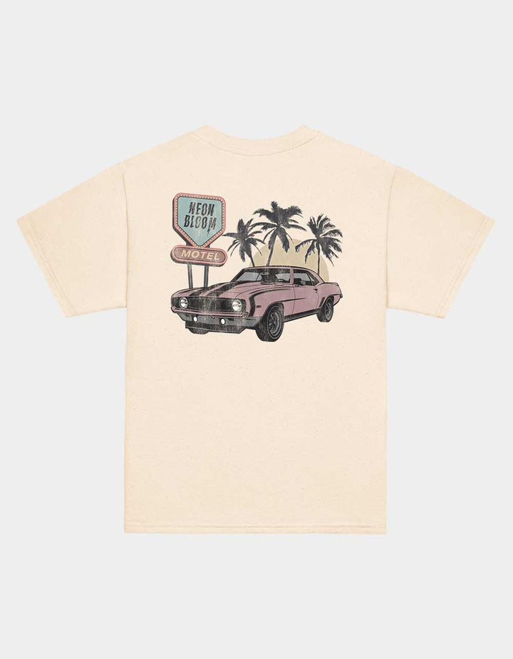 Neon Bloom Motel Kids Tee