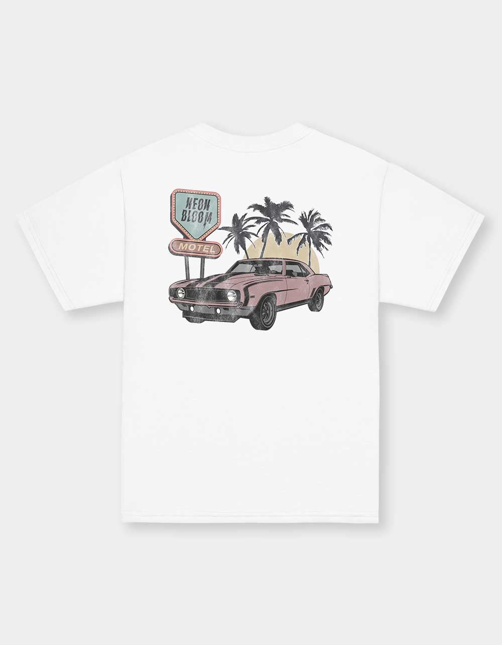 Neon Bloom Motel Kids Tee