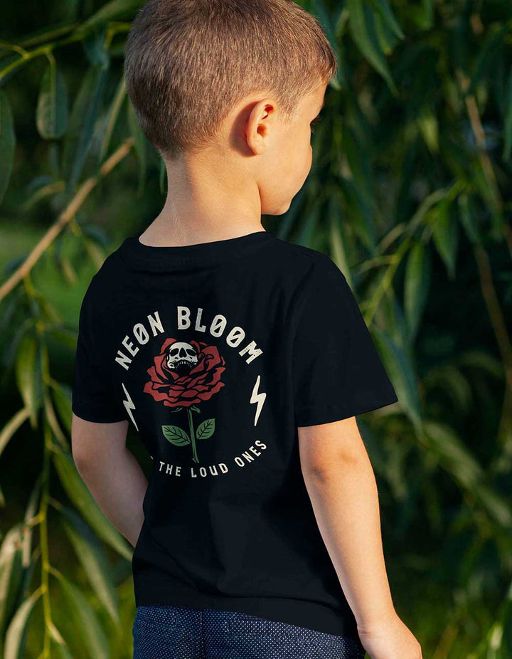 Rose Skull Kids Tee