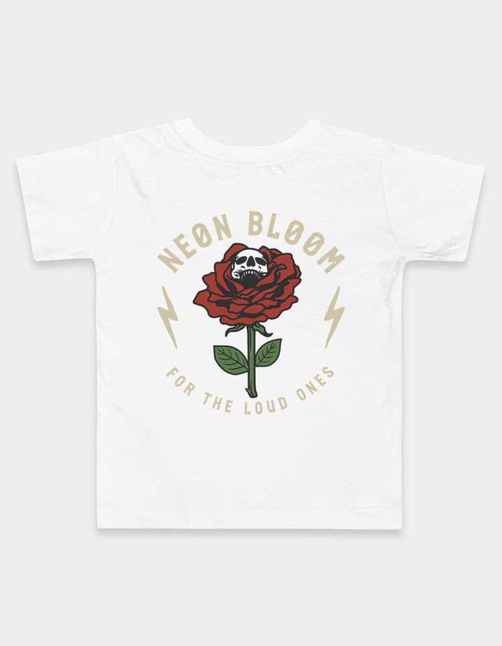 Rose Skull Toddler Tee