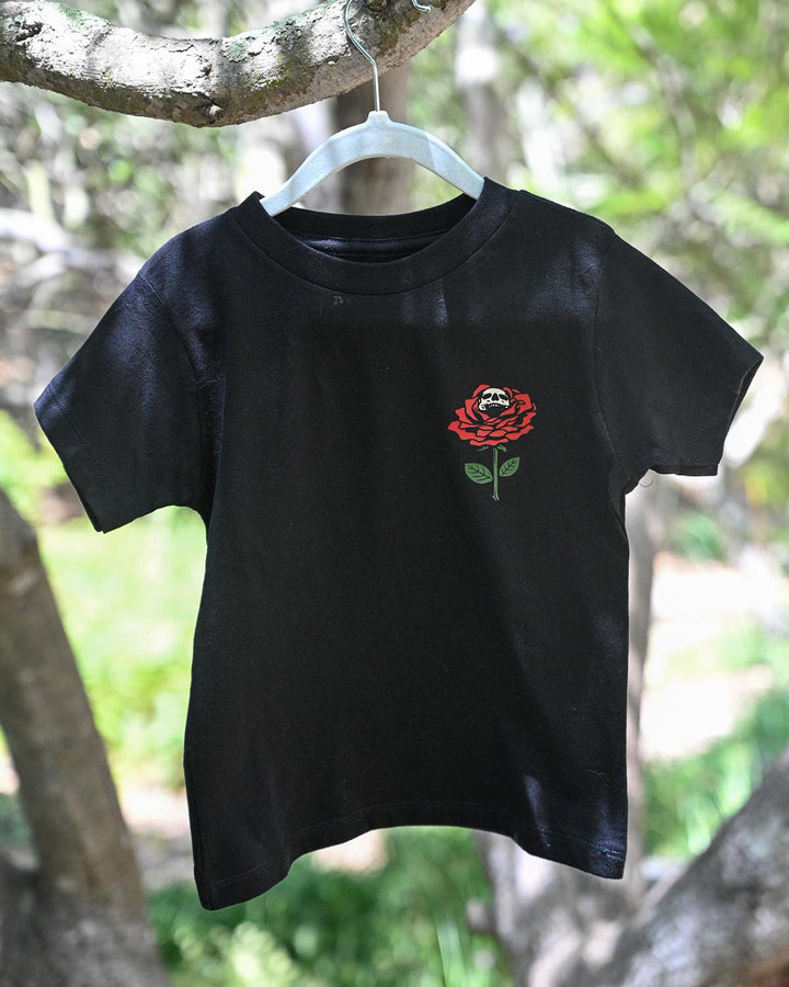 Rose Skull Toddler Tee