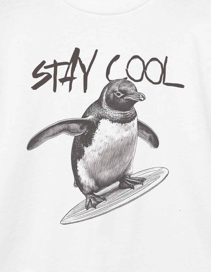Stay Cool Penguin Toddler Short Sleeve Tee
