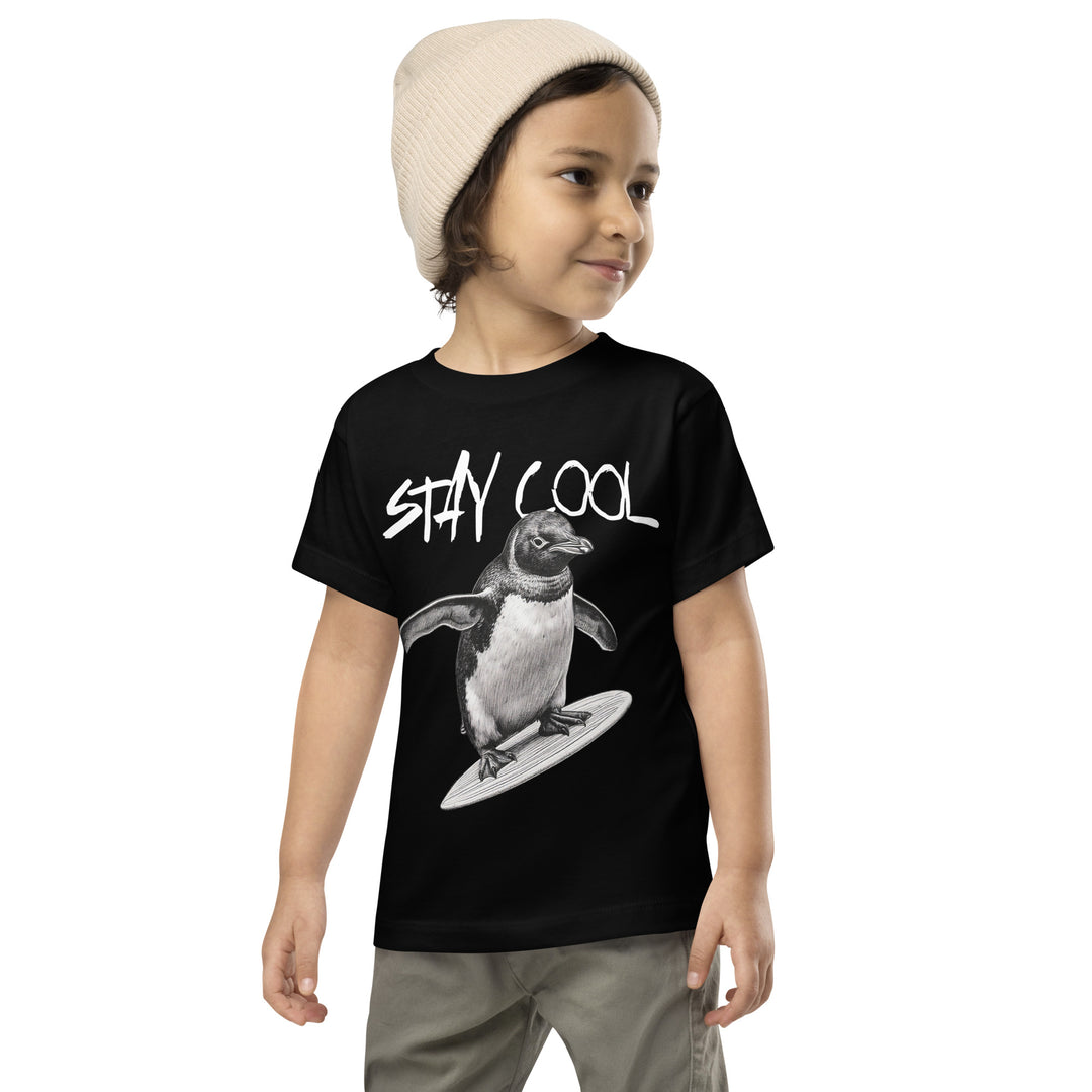 Stay Cool Penguin Toddler Short Sleeve Tee